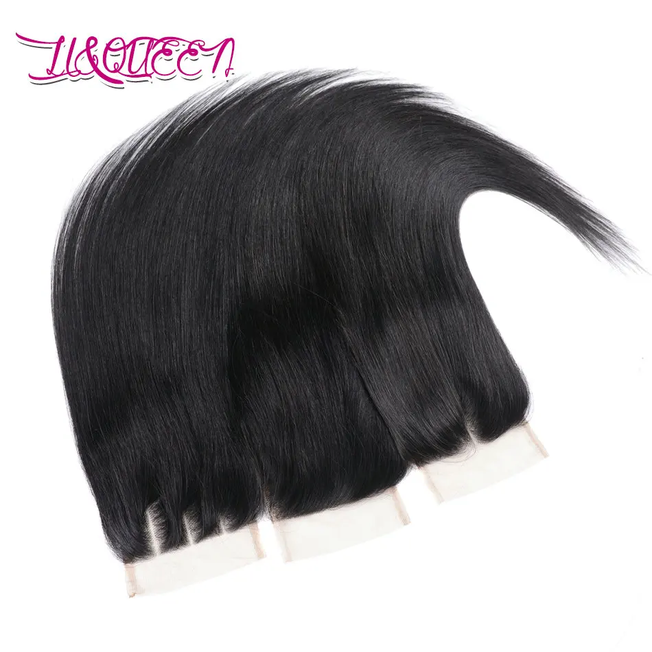 

Brazilian virgin hair topper hair closure Straight Lace Closure Free 3 Middle part Human Hair Closures 8inch, N/a