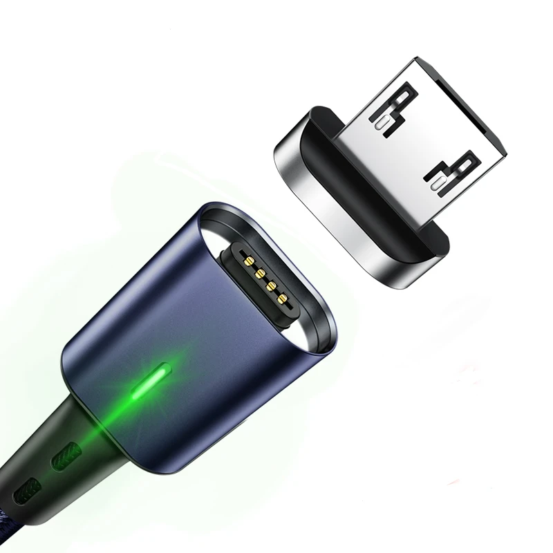 

Elough Magnetic Charging Cable For HuaWei for Samsung mobile phone micro usb cable