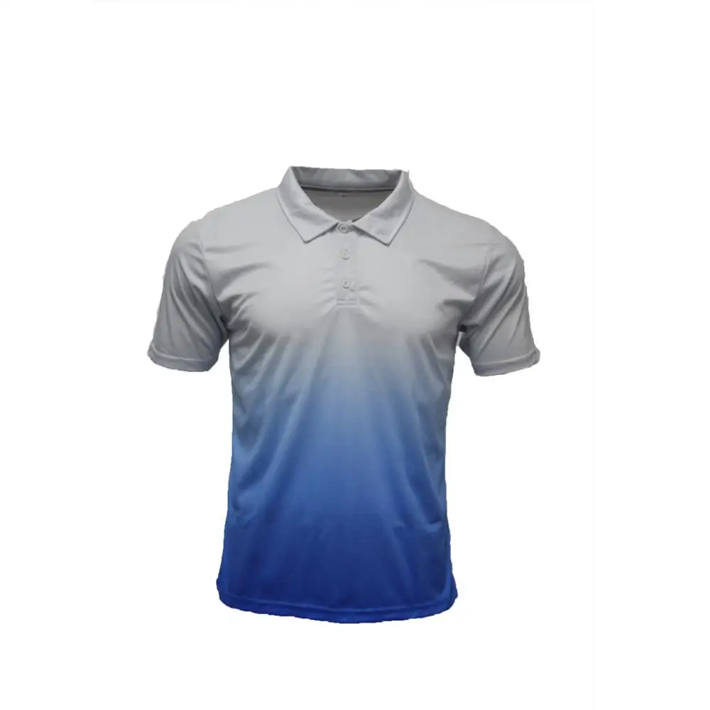 Custom Dye Sublimation Design Color Combination Dry Fit Polo Shirt ...