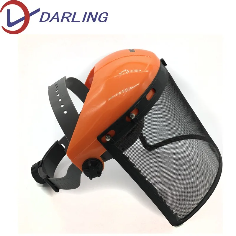 Hot Selling Chainsaw Safety Helmet Antiexplosion Mesh Safety Mask Face Shield Forest Work