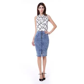 pencil skirt jeans