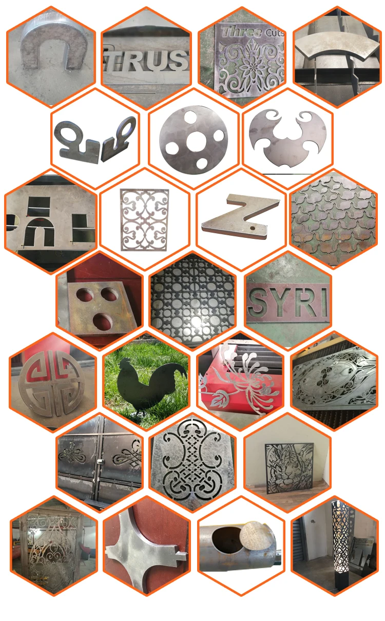 1325 100A Iron Metal Steel Stainless Cnc Plasma Cutting Machine