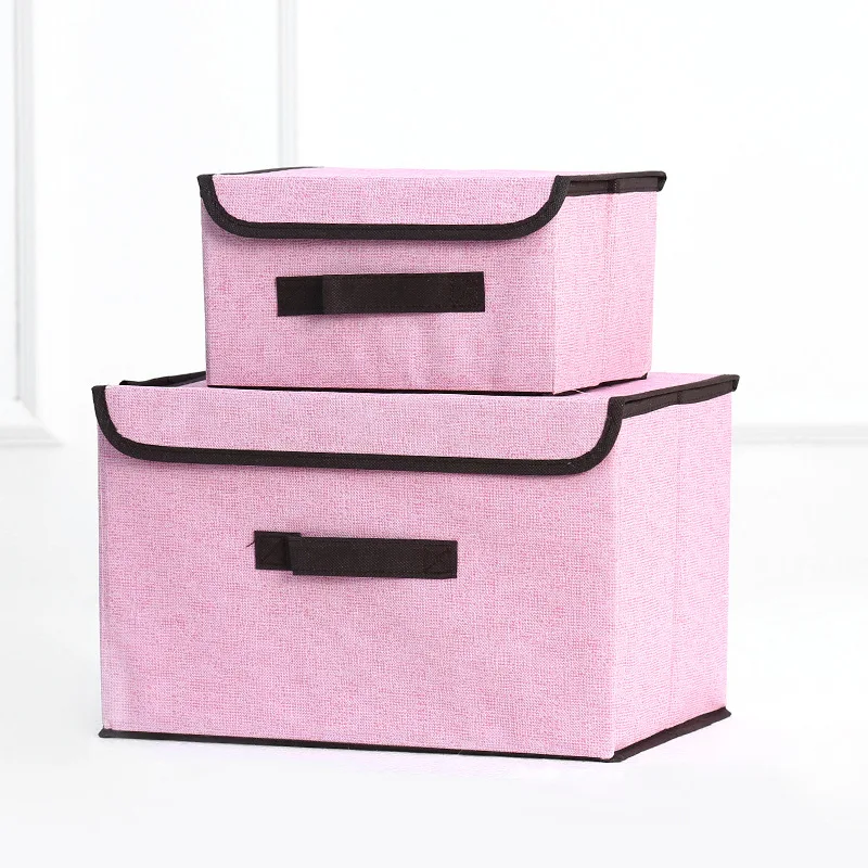 Large Capacity Collapsible Foldable Waterproof Non Woven Fabric Storage Box With Lid Buy Folding Box Storage Folding Box Non Woven Folding Box Product On Alibaba Com