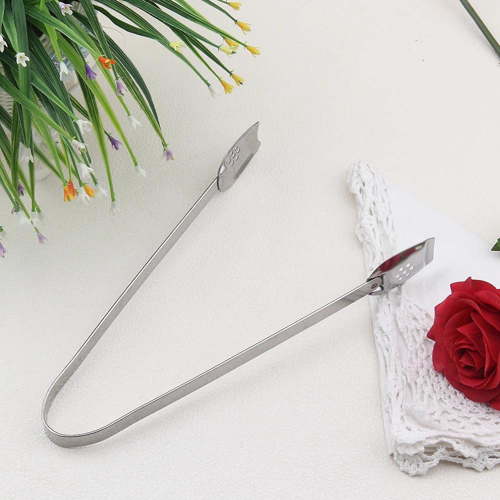Best price stainless steel nylon head food tong