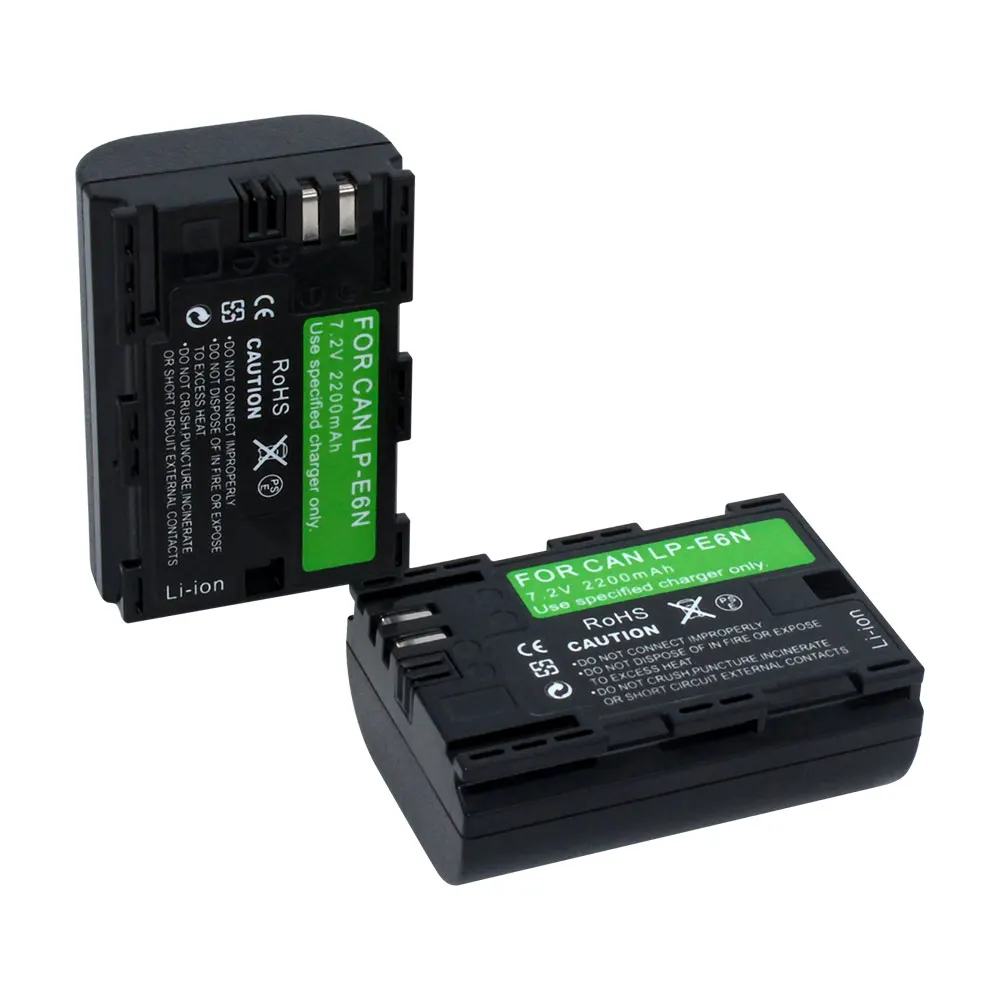 

LP-E6N LP-E6 Rechargeable Battery for Canon EOS 5D 6D 7D Mark II III