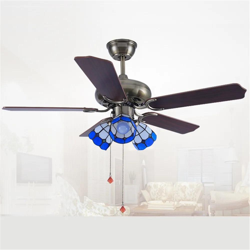 Home Appliances Cooling Fan Russia Style Wood Blades Ceiling