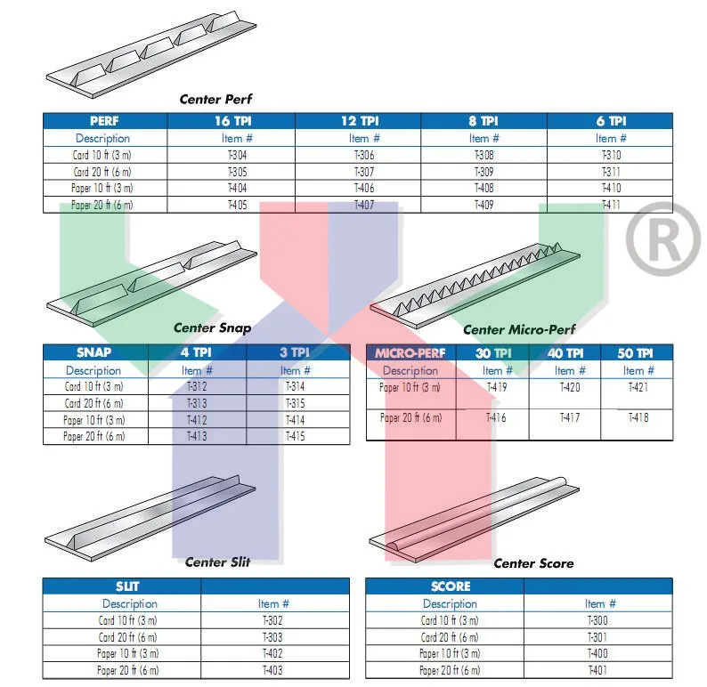 High Quality Perfect Perf,perforating Rule,cutting & Creasing Rules For 