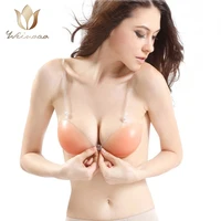 

silicone gel breast bra full size transparent push up invisible silicone bra