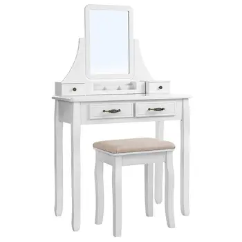 French Modern Design White Painted Cheap Makeup Vanity Table And Mirror Buy Cheap Modern Dressing Table Mirrors Folding Makeup Table Mirror Fancy Table Mirror Product On Alibaba Com