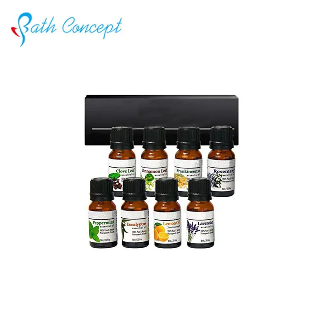 

Aromatherapy Diffuser Essential Oil Kit 10ml 8-gift Set, Transparent oil liquid