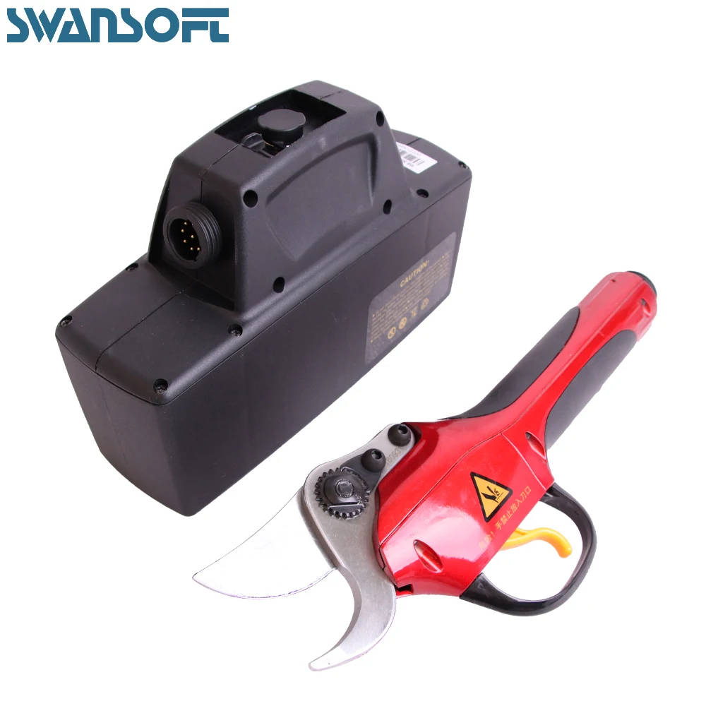 

SWANSOFT Electric Pruning Scissors 0-35mm Pruning Shears 7.2V Lithium Battery Garden Pruner, Accept customize