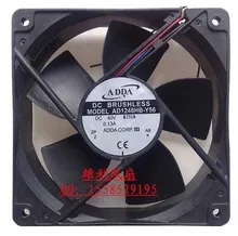Used Free Shipping DC40V 0.13A Server Cooling Fan For ADDA AD1248HB-Y56 Server Square Fan 3-wire 120x120x32mm