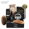 Isner Mile Men's Beard kit 6 items 100% Boar Bristle Beard Balm/ Wax Beard Comb/Brush For Beard Shaper OEM