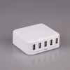 CE UL FCC Certified Desktop 5V 8A Five Port USB Charger Adapter