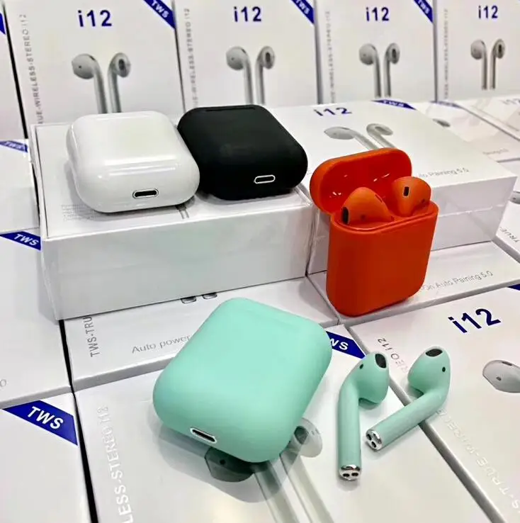 

i12 TWS Sport Earphone Blue tooth Wireless Earphone For Xiaomi 9 Portable In Ear HIFI Stereo Headset For iPhone Android, N/a