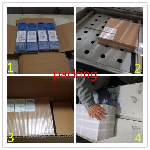 2.4*175mm WC20 2% Cerium tungsten electrode for welding