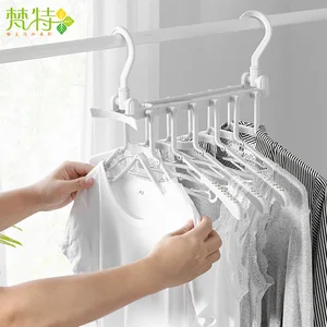 Image of Space Saving Multi Functional Clothes Magic Wonder Folding Hanger