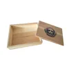 Skeleton pattern wooden drawer gift box for picture packing