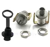 DC-035 transparent round waterproof cap DC power socket with high temperature / 2pin/foot and socket in the same direction