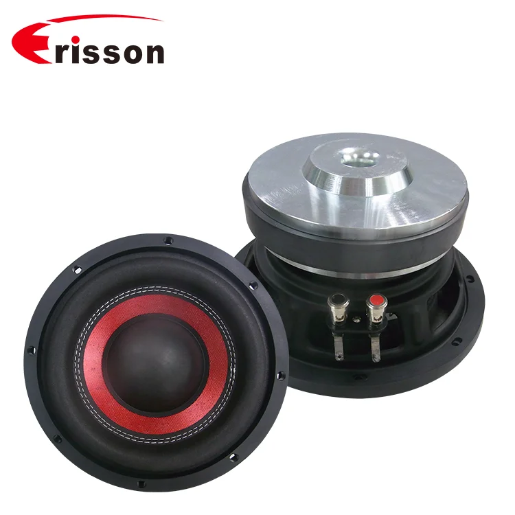 Erisson 8" Inch Portable High Power Under Seat Car Speakers Subwoofer