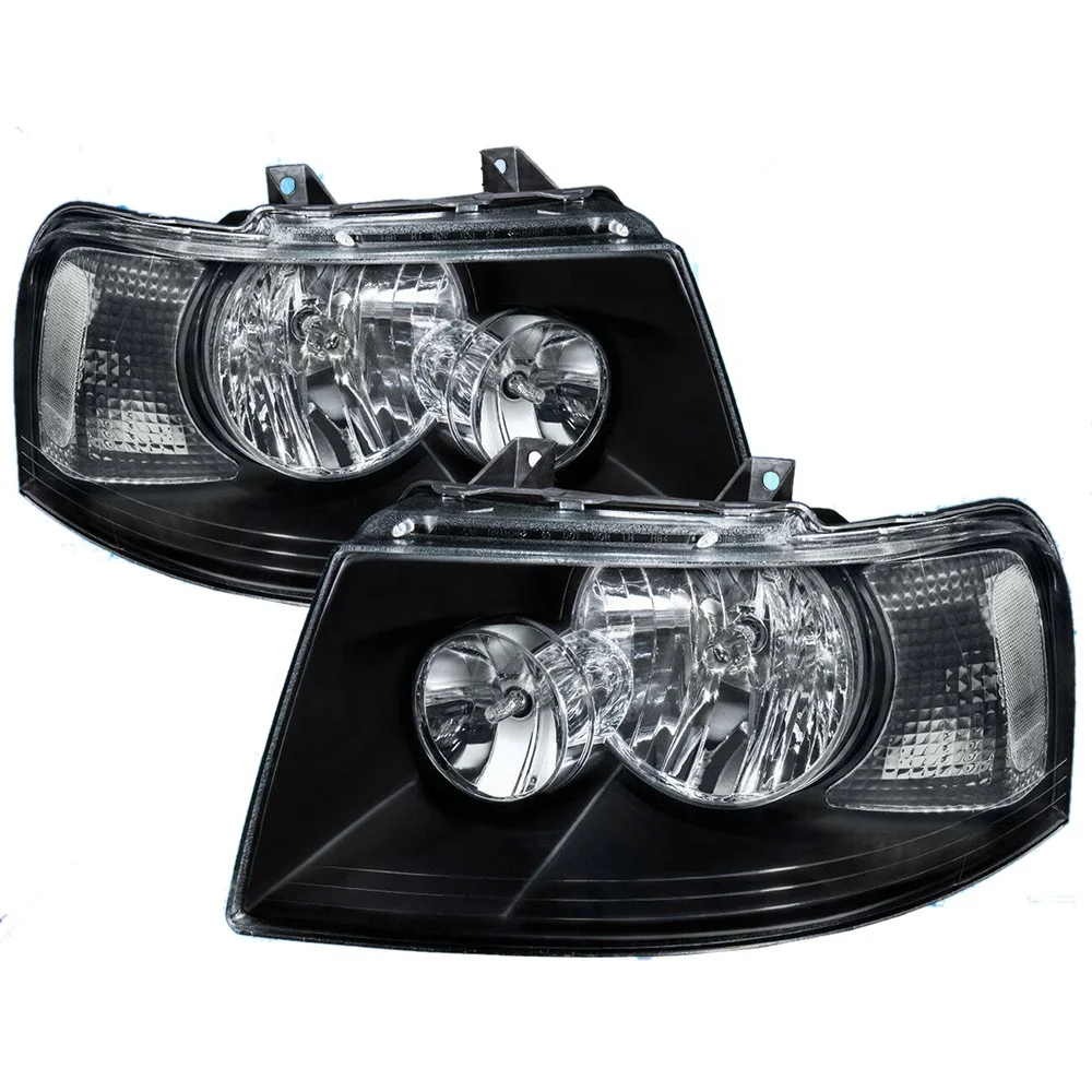 Car Headlamps Headlight For Expedition 2003 2004 2005 2006 Black