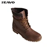 SEAVO women brown pu upper fashion boots