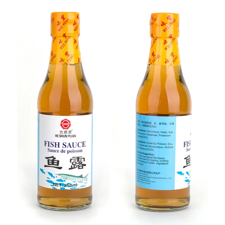 Chinese Top Quality Fresh Steamed Fda Halal Iso Certificate Fish Sauce