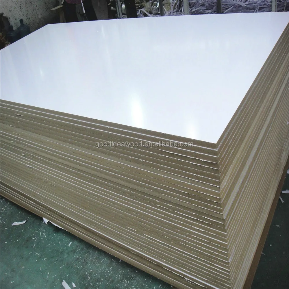 
100% poplar 4*8 white color melamine mdf 