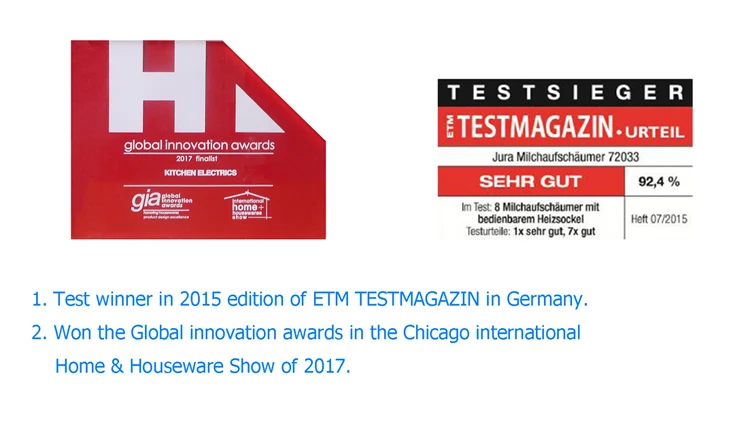 Coffee & Tea Tools Type Espresso Partner Automatic Milk Frother with Patented Technology