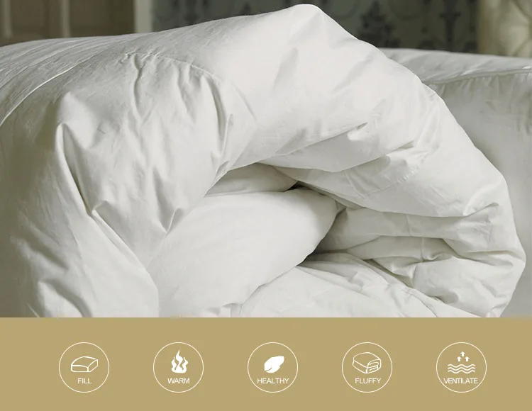 Japanese Hot Selling 100 Full Size Adult Edredon Down Comforter For