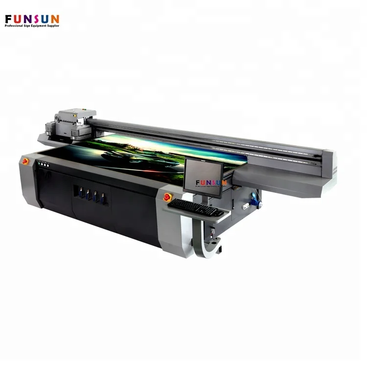 Funsunjet FS-1325UV 1..3*2.5m LED UV flatbed printer with RICOH G5 head