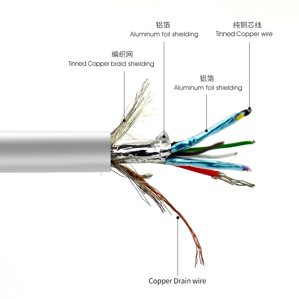 space gray nylon sleeve braided fast charging usb 3.1 type c cable to usb A