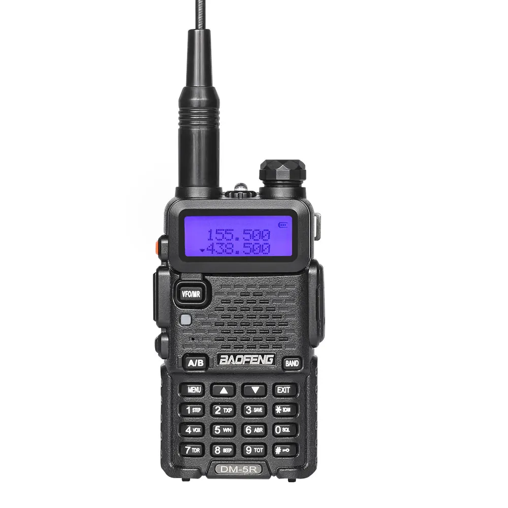 

2019 hotsell walkie talkie baofeng DM-5R BK dual band dmr radio similar with baofeng uv-5r