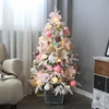 Indoor Pre-Lit Snow Flocked Christmas Tree with Light for Festive Holiday Decor
