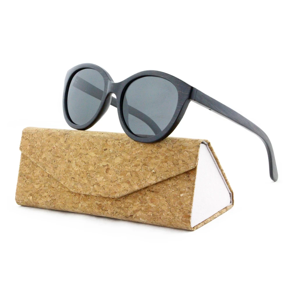 

Bamboo Sunglasses And Case With Carve Logo Glasses Sun, Custom color
