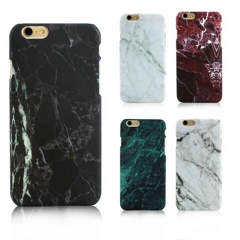 New TPU Granite Marble Schutz Marmor Hard Shockproof Case Cover Skin For iphone7 cover