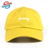 Factory Prices Skateboard Flat Embroidery Logo Yellow Create Your Own Dad Cap