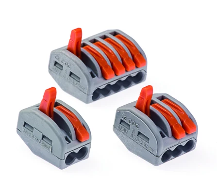 KB58-5 Push In Fast Wago Terminal Block WAGO 222 Wire Connectors
