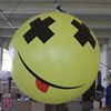 Printing Advertising Inflatable Stage For Event Giant inflatable Face Ball With Led Light In The Sky