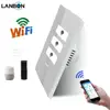 Lanbon Smart Home Life OEM APP Remote Control Wall Light Switch WiFi Wireless Hotel/Villa Automation Solution