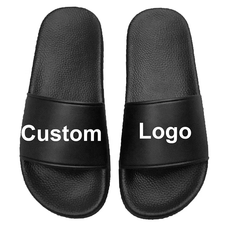 

Unisex Custom Sliders, Slide Men Sandal Beach Slipper,custom Sandal PVC ODM Cutomed Slide Sandal for Men and Women Pvc /pvc, Black/red/customized