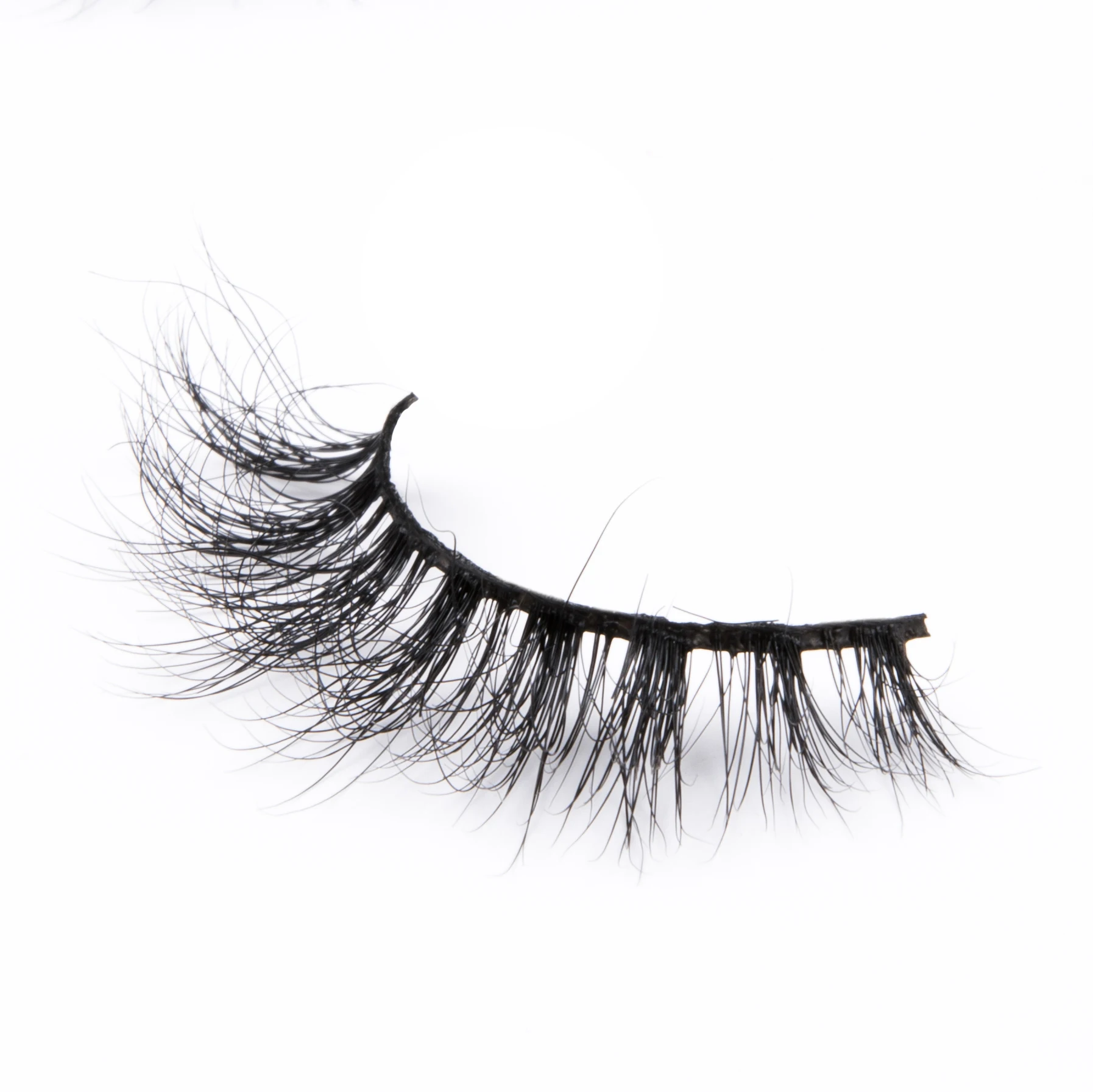 

6D37 Wholesale Private Label 3d Mink Eyelashes, Natural black