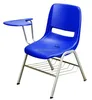 Top selling plastic study chair with writing pad for sale