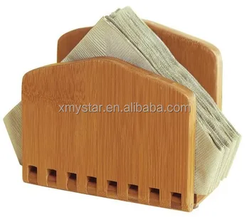 bamboo tissue holder