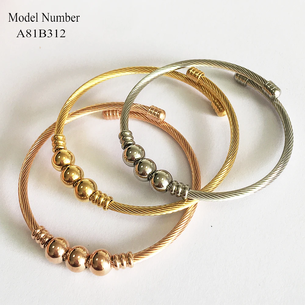 Costume Fashion Jewelry Gold Stainless Steel Bracelet Women - Buy Gold ...