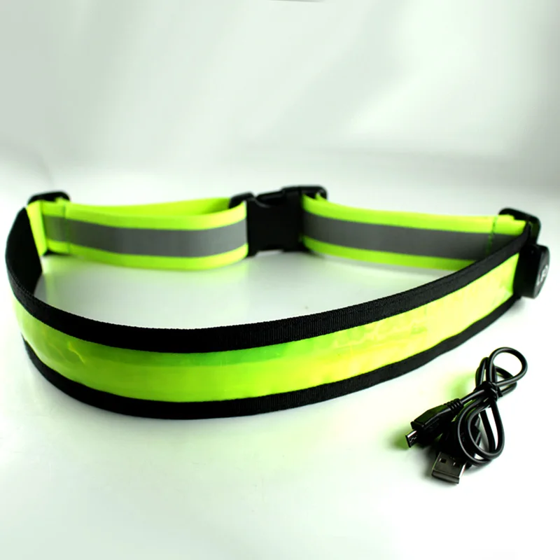 

Universal led reflective waist belt for outdoor sports