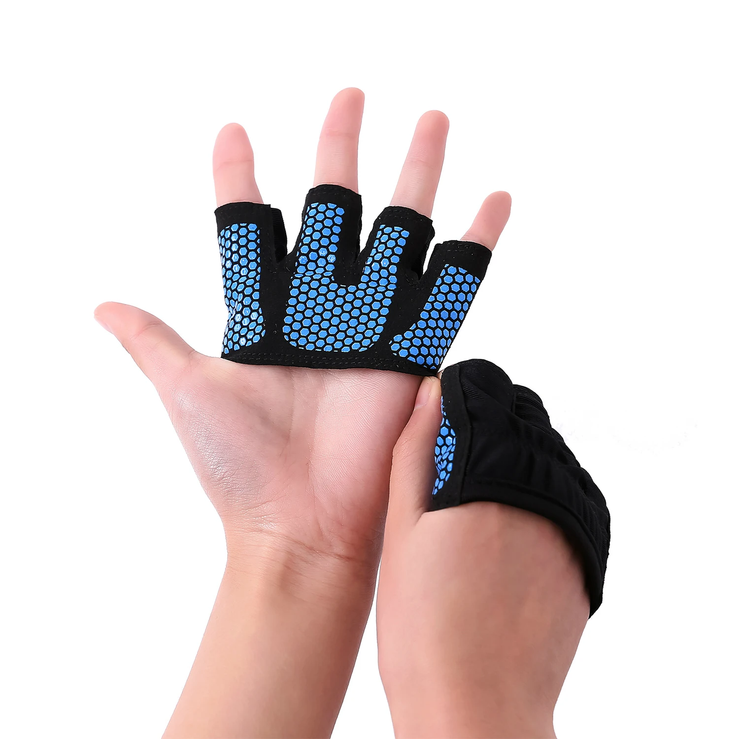 

Hot Sale Amazon Hand Gloves Anti-Slip Gym Half Finger Gloves for Lifting Training Fitness, Black/gray/pink/purple