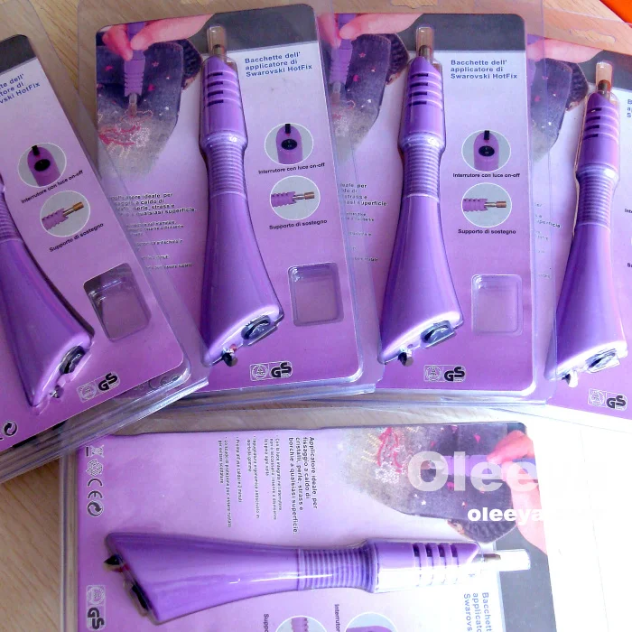 Oleeya Factory Wholesale Pink Hot Fix Rhinestones Tool Hotfix Gemstones Applicator
