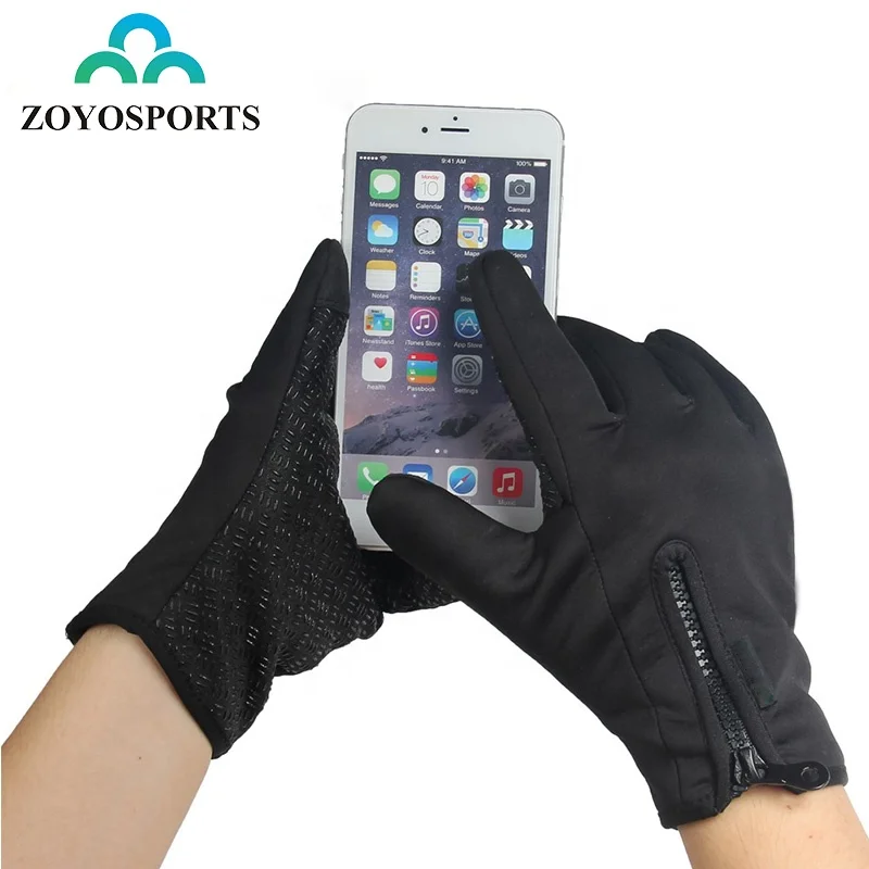 

Customized Waterproof Full Finger Gloves Winter warm gloves Motorcycle Bike Bicycle Touch Screen Windproof Cycling Gloves, Black,blue,red,pink