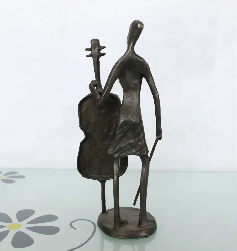 Bronze Sculpture Music Statue For Home Decoration The Cello Buy Music